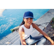 6 panels cap jockey (Skye 8018)